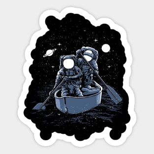 Sailing Across the Galaxy Sticker